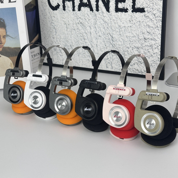Bežične Bluetooth slušalice za glavu, sklopive, kompaktne za pozive i fotografiranje; američki retro dizajn, stereo, lagane, trajanje baterije preko 8 sati, Bluetooth 5.0, plastika i aluminijska legura.
