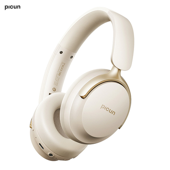 Picun NC60 headset wireless pentru PC/jocuri cu anulare activă a zgomotului, latență scăzută pentru esports, Bluetooth 5.4, autonomie peste 8 ore, rază de acțiune 10 m