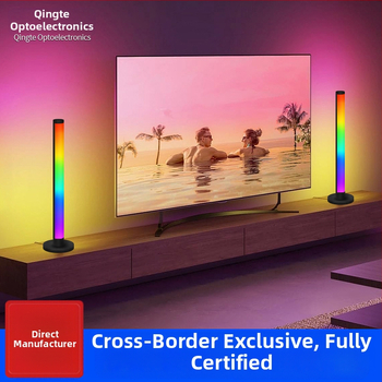 RGB galda atmosfēras gaisma ar skaņas reakcijas ritmu – USB barošana, lietotnes vadība, attālinātais vadības panelis, augstums regulējams