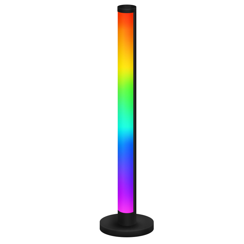 RGB galda atmosfēras gaisma ar skaņas reakcijas ritmu – USB barošana, lietotnes vadība, attālinātais vadības panelis, augstums regulējams