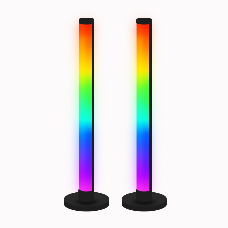 RGB galda atmosfēras gaisma ar skaņas reakcijas ritmu – USB barošana, lietotnes vadība, attālinātais vadības panelis, augstums regulējams