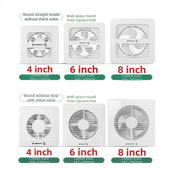 Golden Antelope Kivezető ventilátor – modellok: apc20-3-2(h1), apc25-4-2h1; Függőleges szerelés; 220V; 1000W; Első osztályú energiahatékonyság