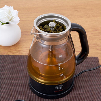 Arbatinukas iš aukštos borosilikato stiklo, talpa 4 L+, įtampa 380 V, galia virš 1000 W, vidinis bakas iš purpurinio smėlio
