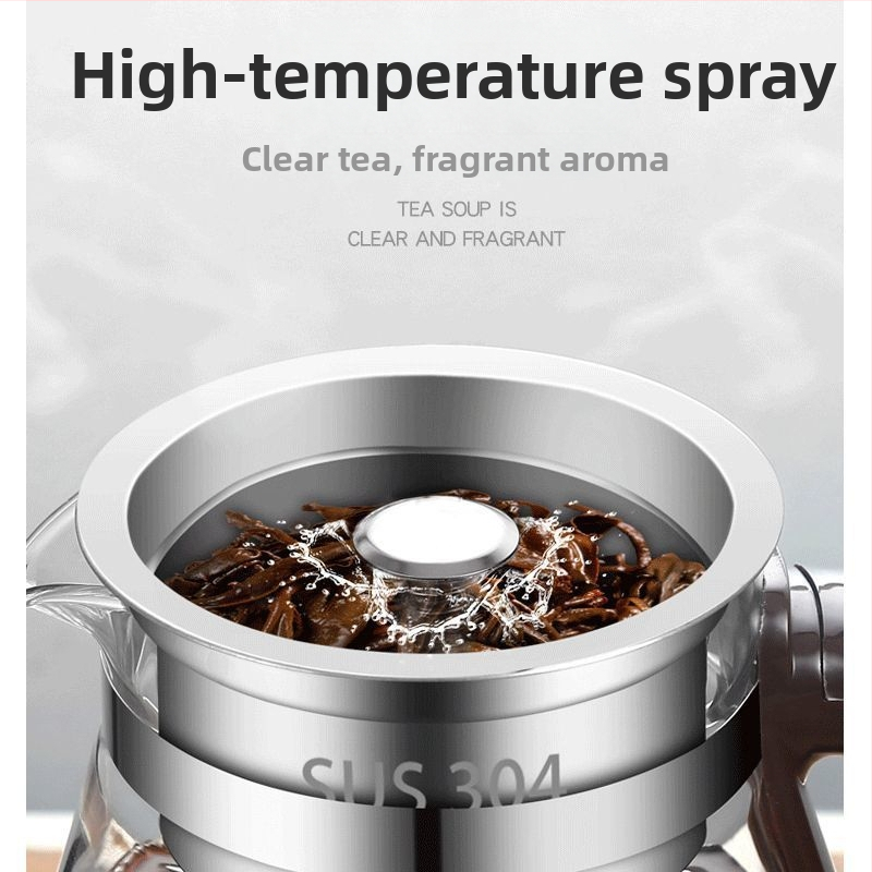 Arbatinukas iš aukštos borosilikato stiklo, talpa 4 L+, įtampa 380 V, galia virš 1000 W, vidinis bakas iš purpurinio smėlio