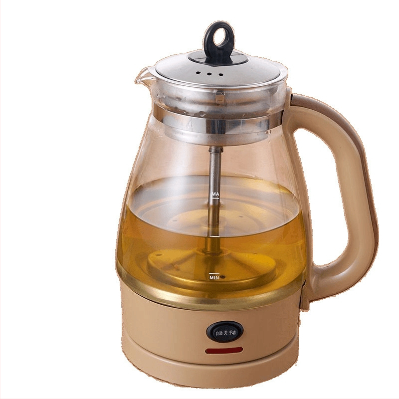 Arbatinukas iš aukštos borosilikato stiklo, talpa 4 L+, įtampa 380 V, galia virš 1000 W, vidinis bakas iš purpurinio smėlio