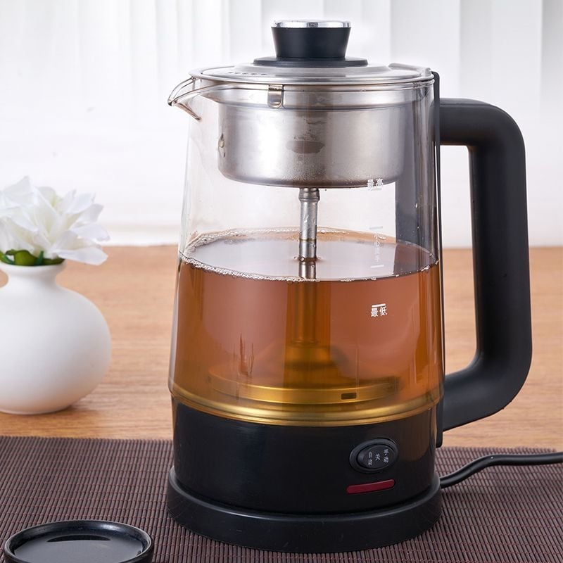 Arbatinukas iš aukštos borosilikato stiklo, talpa 4 L+, įtampa 380 V, galia virš 1000 W, vidinis bakas iš purpurinio smėlio