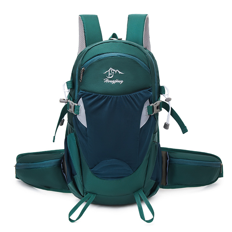 Unisex νάιλον σακίδιο πεζοπορίας για υπαίθριες δραστηριότητες, με ιμάντες αερόστυσης, επένδυση πολυεστέρα, μονόχρωμο σχέδιο