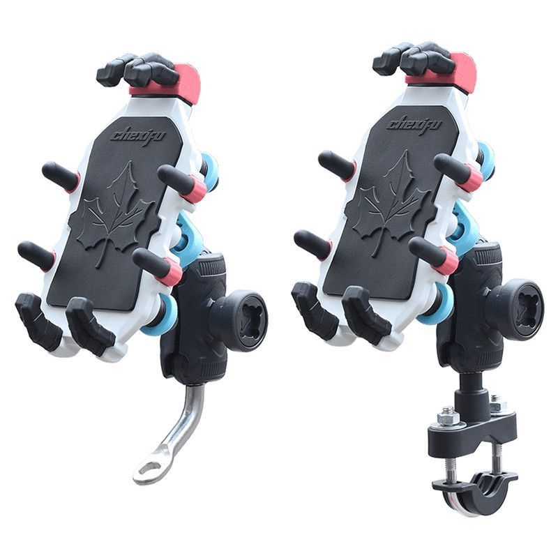 Suport pentru telefon pentru vehicule electrice, amortizare, încărcare wireless, material moale, stil cyberpunk