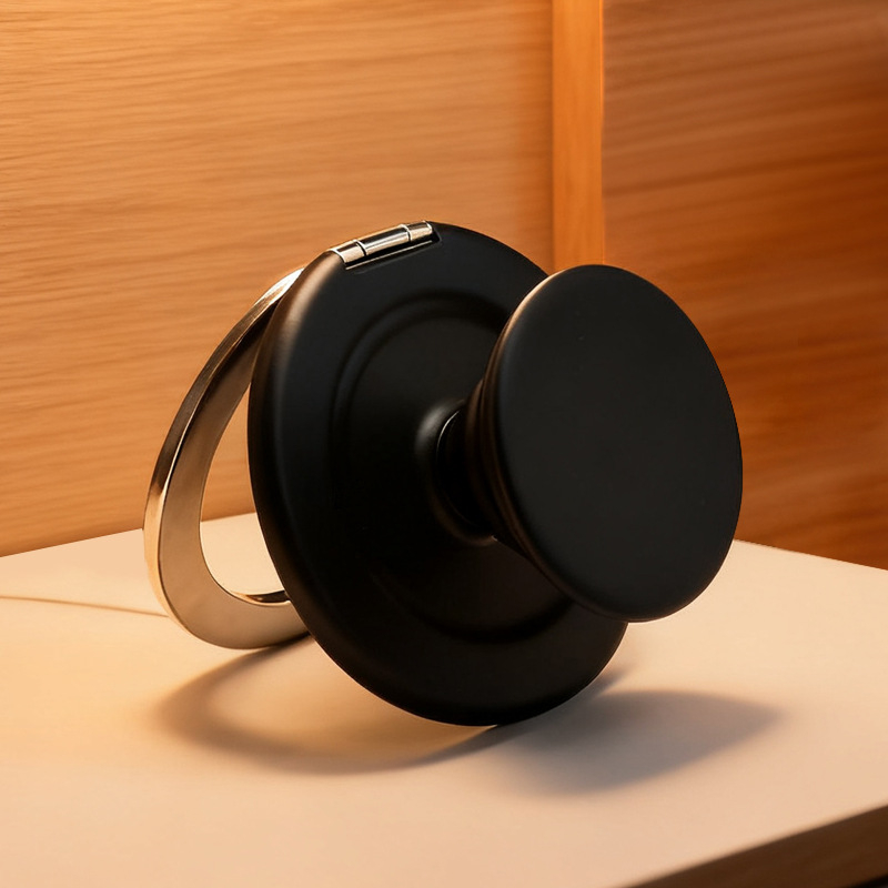 Lazy Bracket με μαγνητικό δαχτυλίδι και μαξιλαράκι αέρα – 2-σε-1 MagSafe στήριξη για κινητό, πλαστικό, παγκόσμια συμβατή