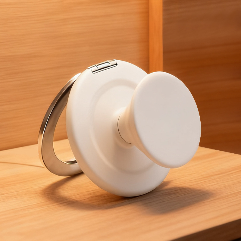 Lazy Bracket με μαγνητικό δαχτυλίδι και μαξιλαράκι αέρα – 2-σε-1 MagSafe στήριξη για κινητό, πλαστικό, παγκόσμια συμβατή