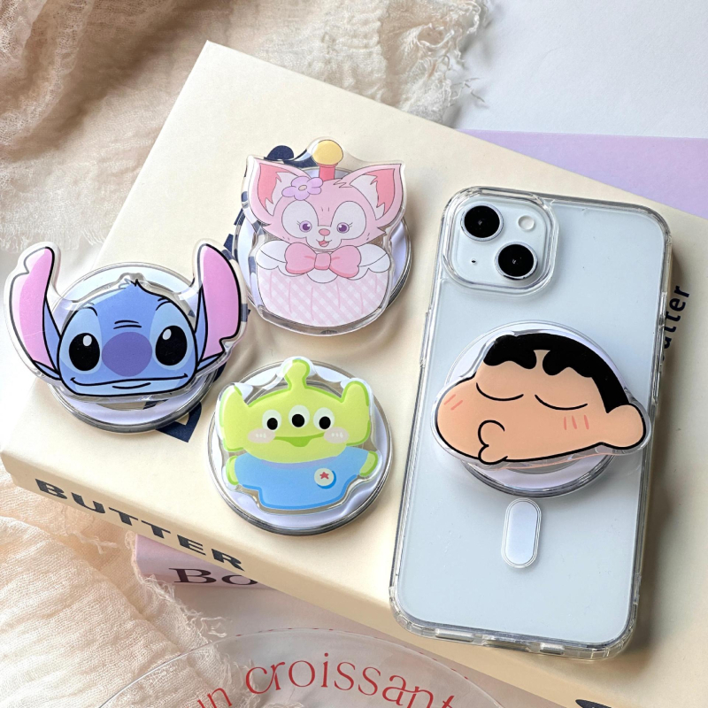 Suport MagSafe magnetic pentru birou cu suprafață de lucru retractabilă, material acrilic, exterior