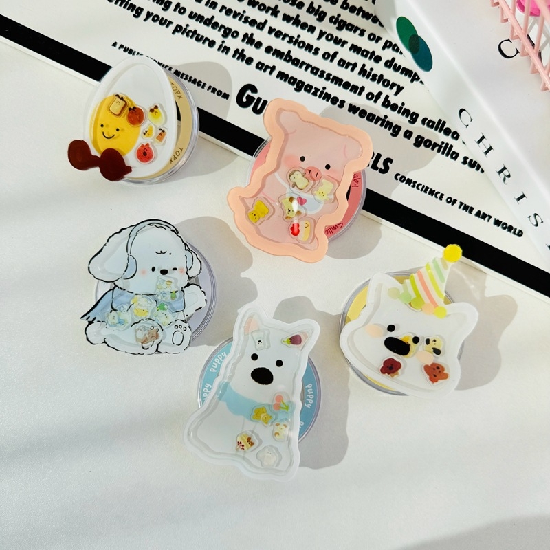 Lazy stand – model universal, material plastic, stil desen animat, personalizare disponibilă.