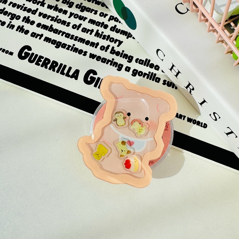 Lazy stand – model universal, material plastic, stil desen animat, personalizare disponibilă.