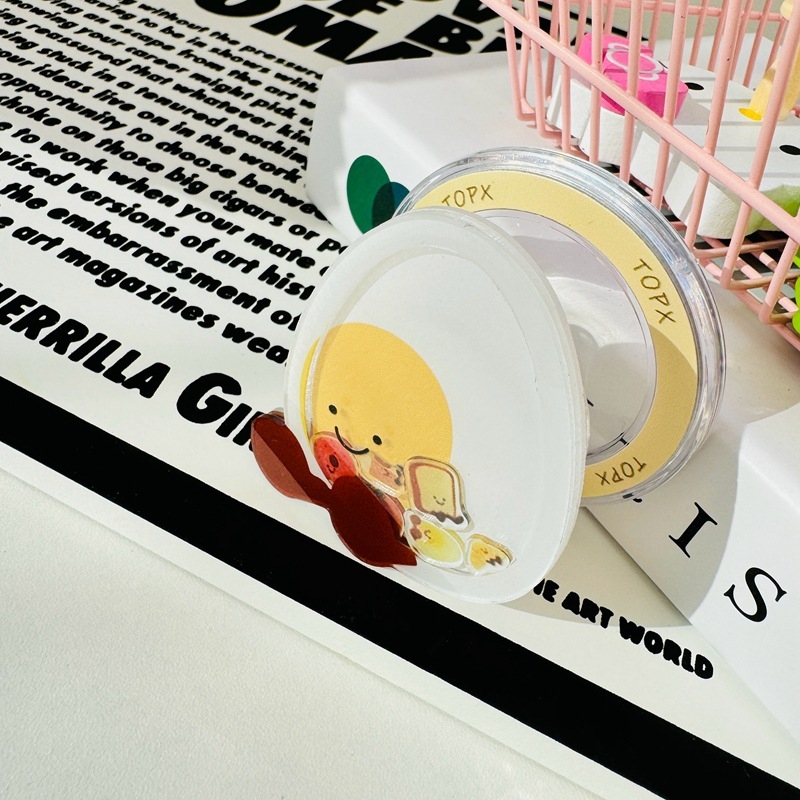 Lazy stand – model universal, material plastic, stil desen animat, personalizare disponibilă.