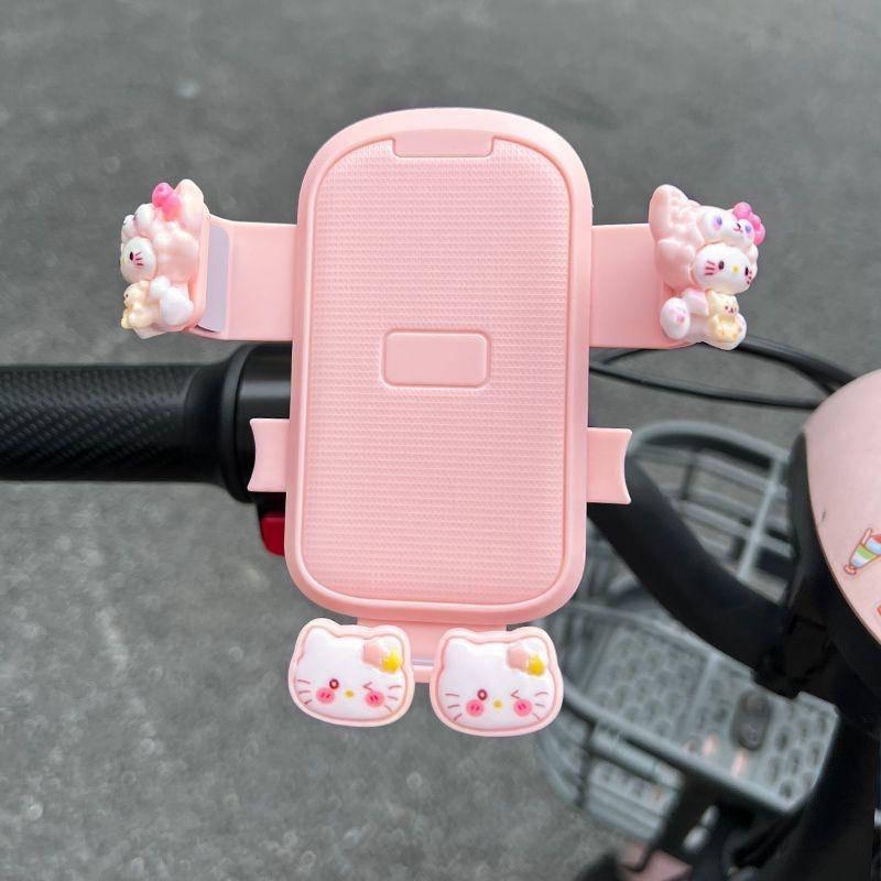 Držiak na telefón pre elektrické vozidlo s bezdrôtovým nabíjaním, plastový dizajn v cyberpunk štýle, motív jahody, proti nárazom a proti kývaniu