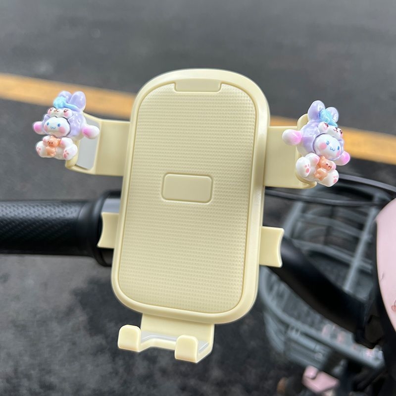 Držiak na telefón pre elektrické vozidlo s bezdrôtovým nabíjaním, plastový dizajn v cyberpunk štýle, motív jahody, proti nárazom a proti kývaniu