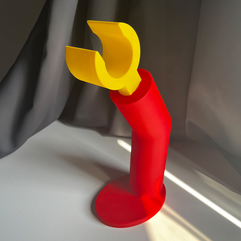 3D ispisani držač slušalica, Lego inspiriran, stolni držač