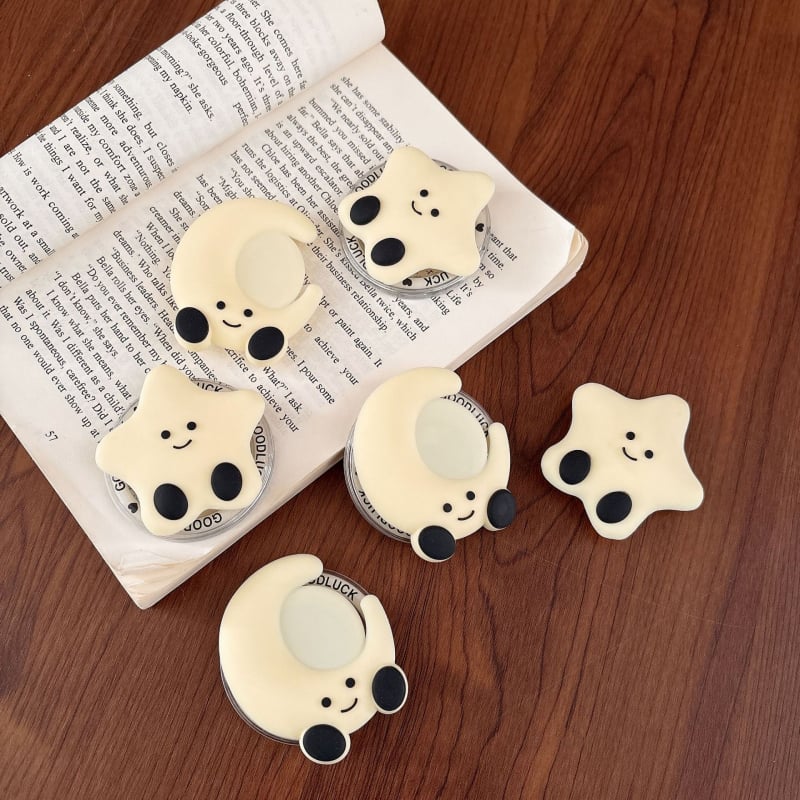 Държач за телефон със магнитна всмукваща капсула, универсален за телефони, пластмасов, преносим настолен държач