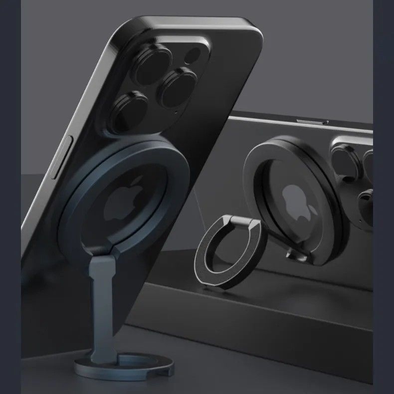 Držač MagSafe prstena s dvostrukom magnetskom privlačnošću, 360° rotacija, ultra-tanki metalni dizajn