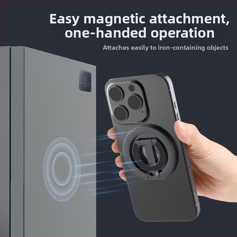 Držač MagSafe prstena s dvostrukom magnetskom privlačnošću, 360° rotacija, ultra-tanki metalni dizajn