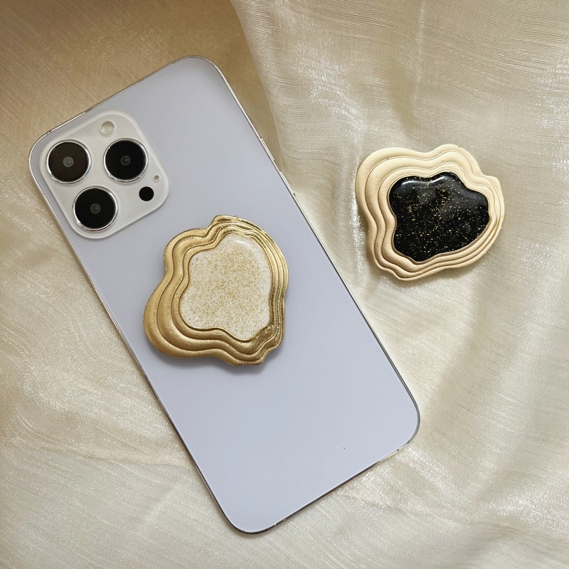 Suport pentru telefon cu fixare adezivă, telescopic, pliabil, din aliaj