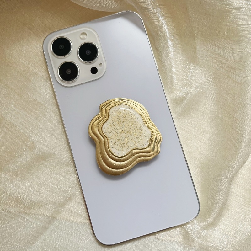 Suport pentru telefon cu fixare adezivă, telescopic, pliabil, din aliaj