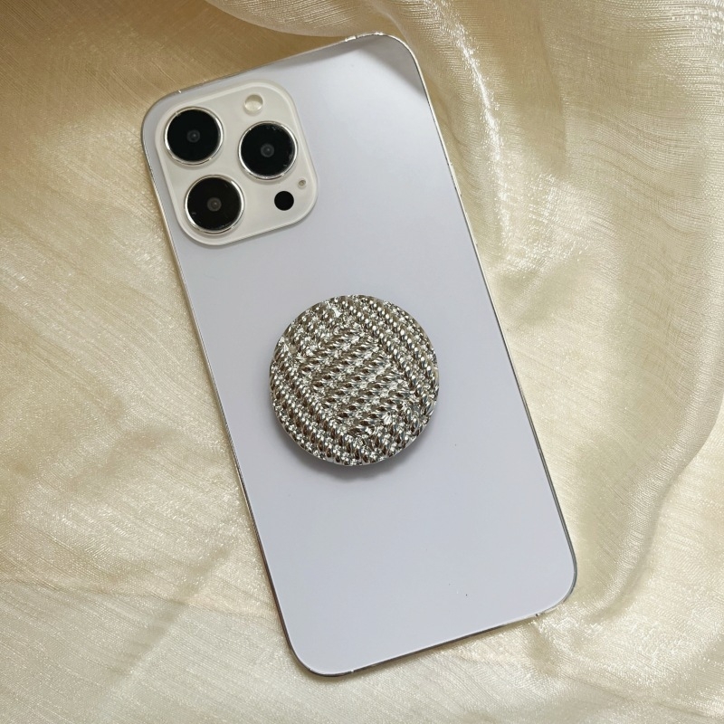 Suport pentru telefon cu fixare adezivă, telescopic, pliabil, din aliaj