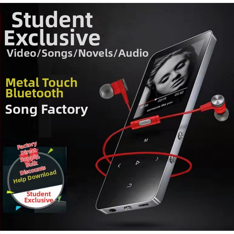 MP3 Player & Mini Walkman με Bluetooth, Αφής Οθόνη, Lossless ήχος (Mp3/Ogg/Flac/Ape), USB 3.0 και Υποστήριξη TF Κάρτας