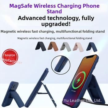 Bezdrôtový nabíjací stojan s magnetickým držiakom na karty, kompatibilný s iPhone 17/16/15, AirPods, Apple Watch a Samsung zariadenia; Qi bezdrôtové nabíjanie do 15W, výstup 3A, QC 3.0.