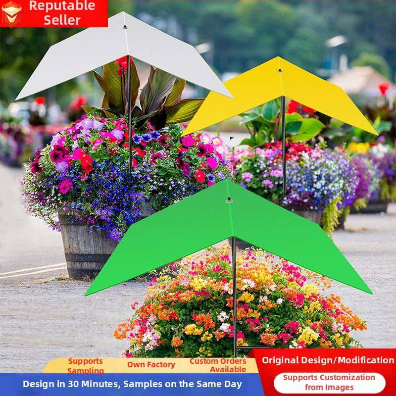 Kültéri növény-parasol — árnyékoló panel növényeknek, PP üreges lemez (PP hollow board) Ocean