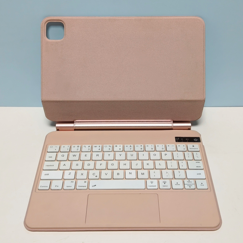 Puzdro s klávesnicou pre iPad s magnetickou oporou, odolné voči nárazom, podpora stojanu, odvádzanie tepla, proti otlačkom prstov