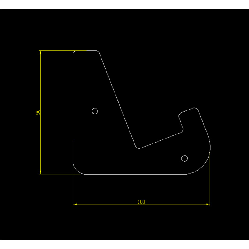 Дисплей рафт за клавиатури, прозрачно органично стъкло, за витрини и рафтове в мол.
