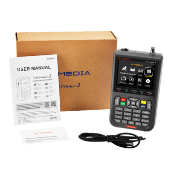 GTMEDIA V8 Finder 2 спътников търсач DVB-S/S2/S2X, 1920x1080, USB, 512MB RAM, двуядрен