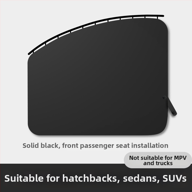 Автомобилен сенник с трек-тип система за задни странични прозорци, завеса за поверителност, висящ полиестерен непрозрачен екран