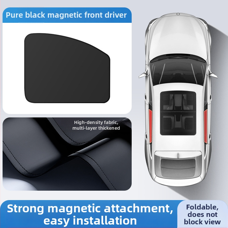 Автомобилен сенник с трек-тип система за задни странични прозорци, завеса за поверителност, висящ полиестерен непрозрачен екран