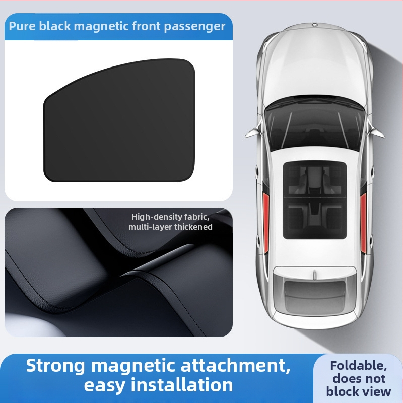 Автомобилен сенник с трек-тип система за задни странични прозорци, завеса за поверителност, висящ полиестерен непрозрачен екран