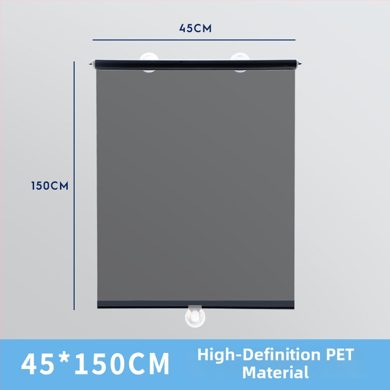 Офис роло щора за стъкло с телескопична всмукваща чашка, без пробиване, регулируема сянка