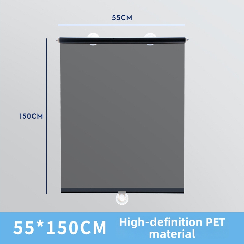 Офис роло щора за стъкло с телескопична всмукваща чашка, без пробиване, регулируема сянка