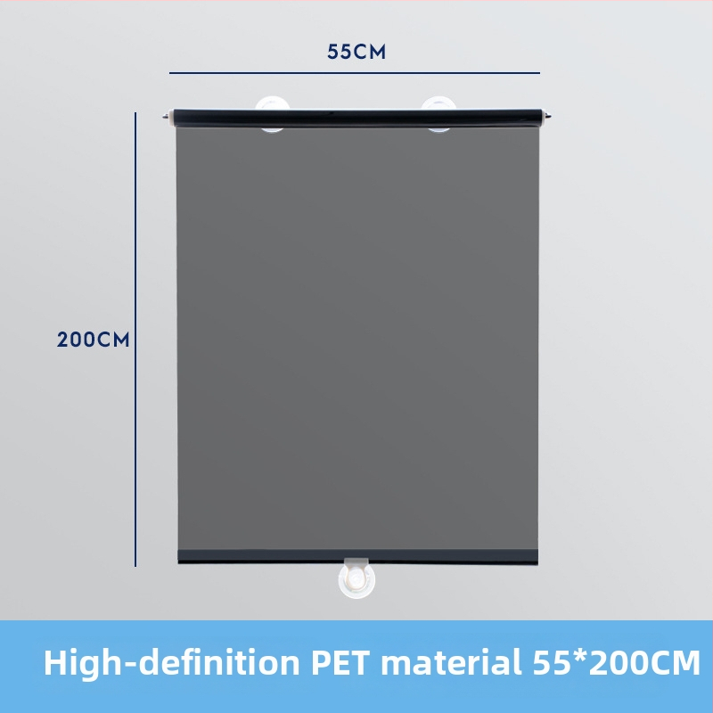 Офис роло щора за стъкло с телескопична всмукваща чашка, без пробиване, регулируема сянка