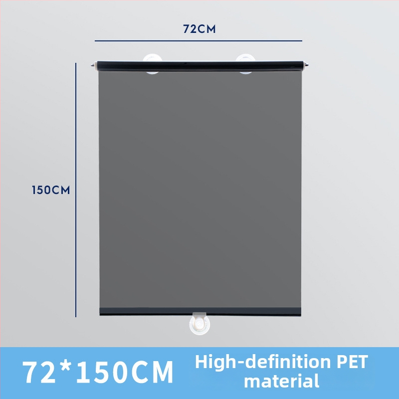 Офис роло щора за стъкло с телескопична всмукваща чашка, без пробиване, регулируема сянка