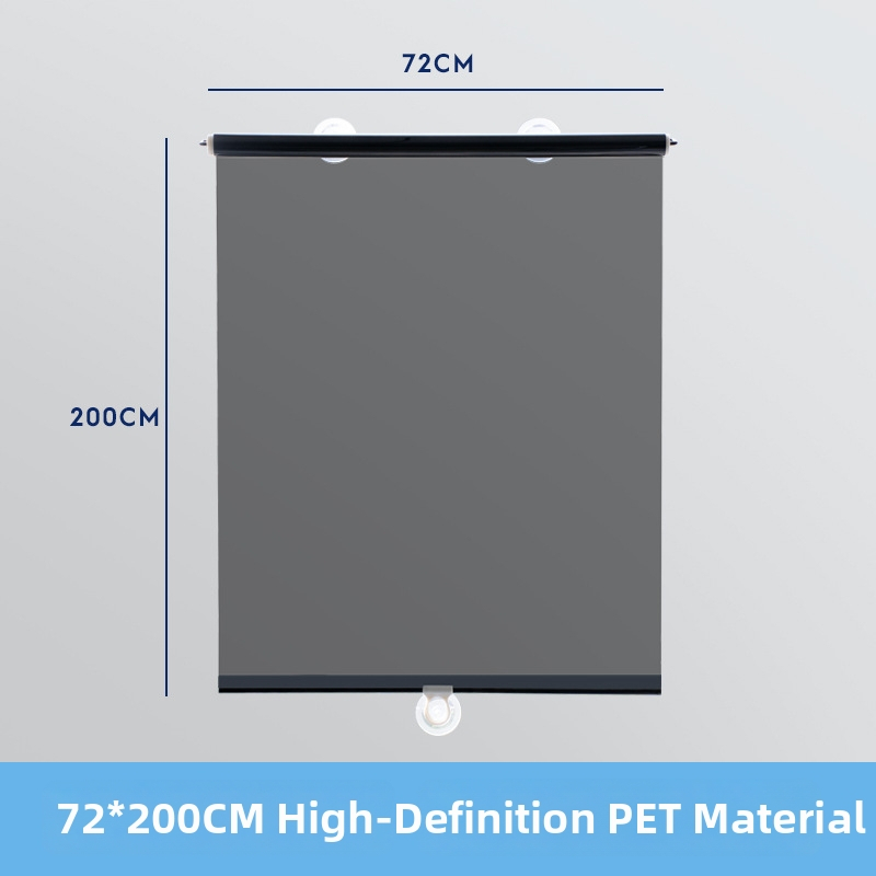 Офис роло щора за стъкло с телескопична всмукваща чашка, без пробиване, регулируема сянка