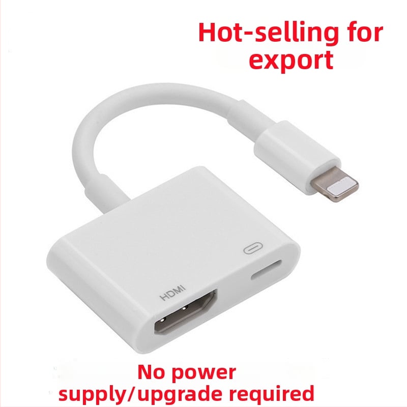 Lightning na HDMI adapter za iPhone, HDMI sučelje, patch kabel, brzina prijenosa podataka 10