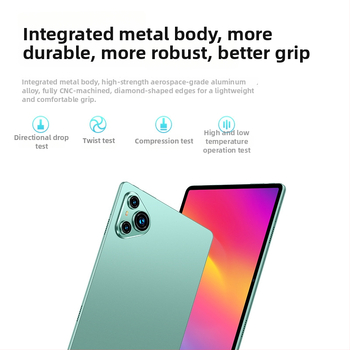 Zhimei Pai izklaides planšetdators — Android operētājsistēma, astoņkodolu ARM procesors, 500 GB SSD, 5G + Wi‑Fi savienojums, IPS Retina displejs