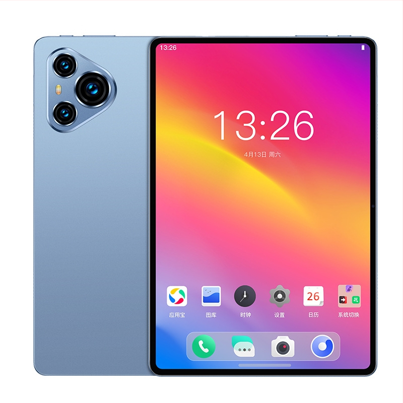 Zhimei Pai izklaides planšetdators — Android operētājsistēma, astoņkodolu ARM procesors, 500 GB SSD, 5G + Wi‑Fi savienojums, IPS Retina displejs