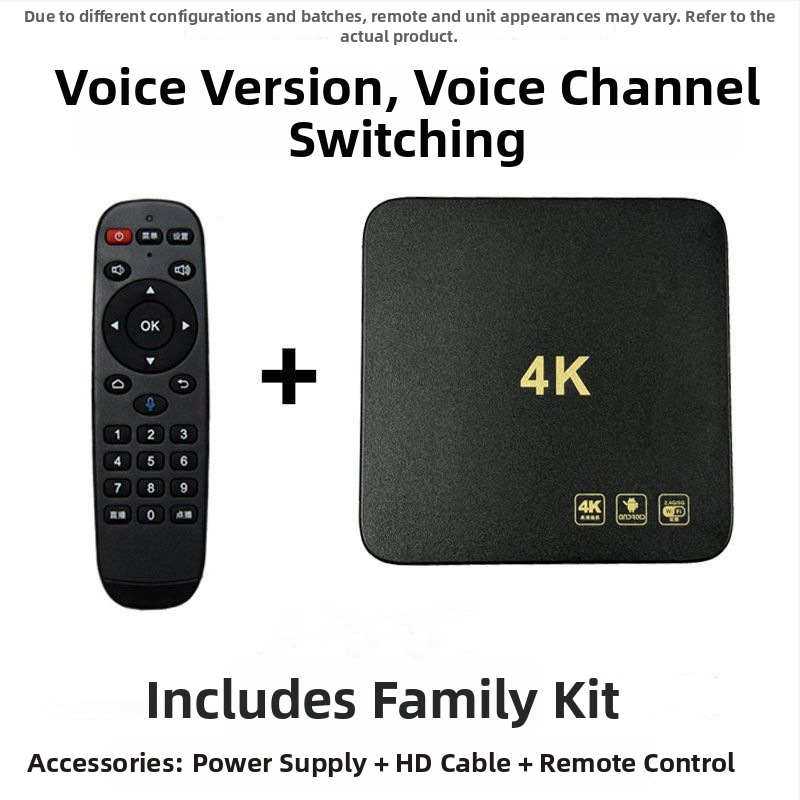 Sieťové televízne set-top box (4K výstup, 2 GB RAM, Wi‑Fi, Ethernet, HDMI)