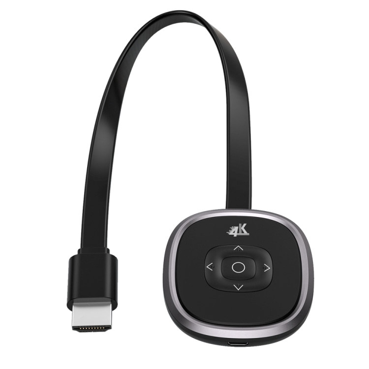 G22 bezvadu ekrāna koplietošanas ierīce mobilajiem telefoniem, 4K izšķirtspēja, divkodolu procesors, 2.4G/5G bezvadu savienojums, HDMI