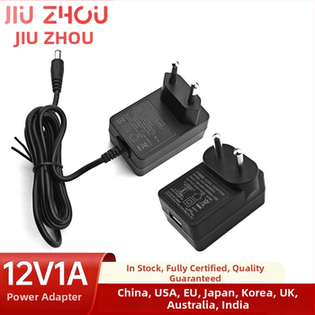 Jiuzhou Power J151 12V 1A tápegység routerekhez, set-top boxokhoz és digitális kis készülékekhez – Európai és Nemzeti szabványok