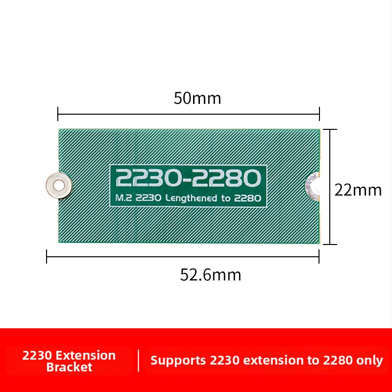 Jiayi M2PLUS NGFF NVMe M.2 predlžovací adaptér, jednohlavý konektor