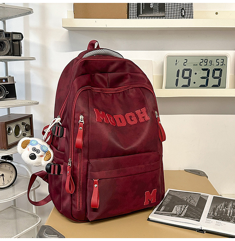 Unisex ruksak za školu i putovanja, najlon, 20–35 L, za 15-inčni laptop, prozračne naramenice s zračnim jastučićem, poliester podstava, PU premaz