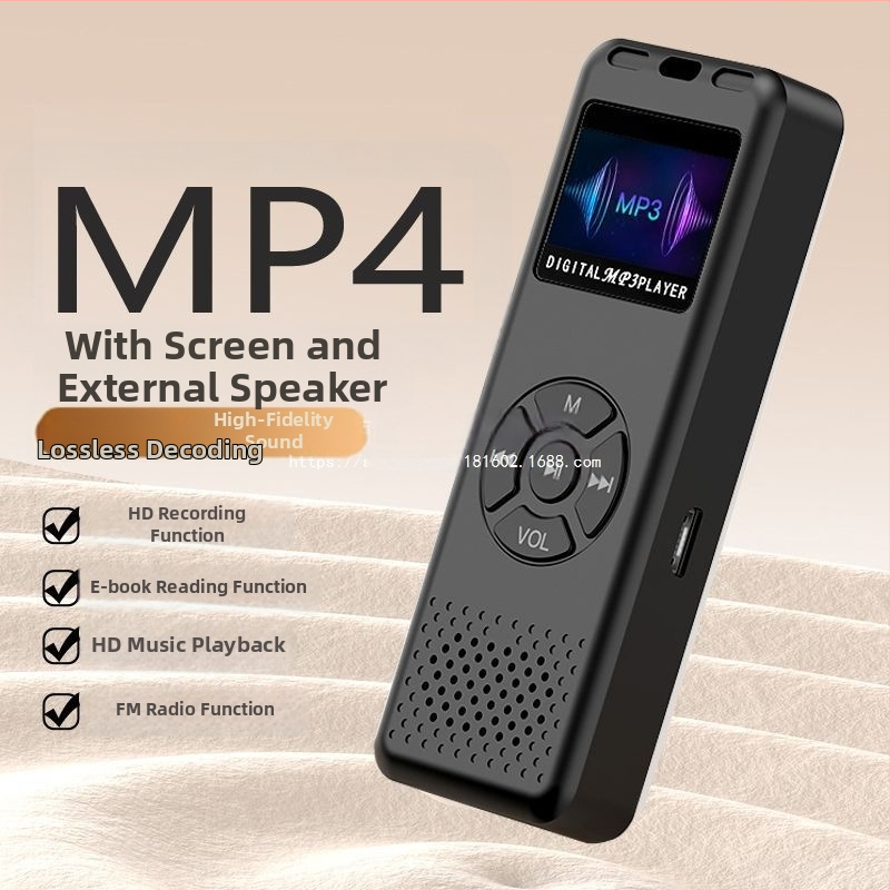Prenosný MP3 prehrávač s Bluetoothom, MP4 podpora a vstavaný displej
